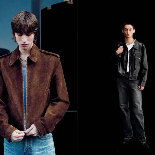 [BUNJANG] Tonywack Suede Jacket with Epaulet Detail / 토니웩 스웨이드 자켓 견장 에폴렛