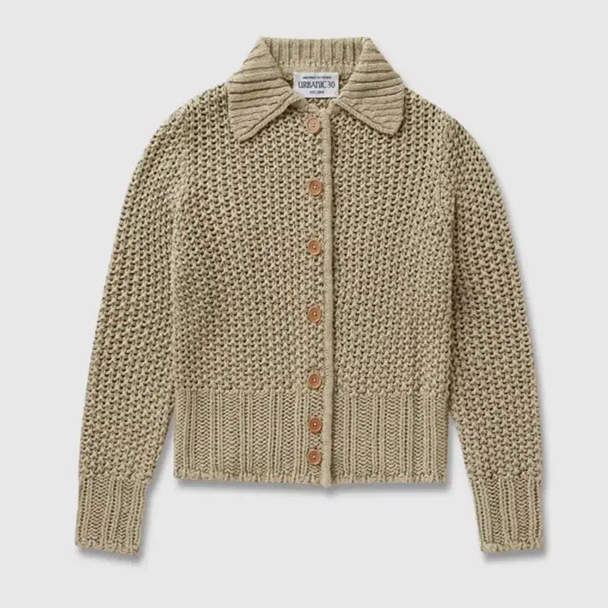 [BUNJANG] URBANIC Yoko Cardigan Khaki / 얼바닉 요코 가디건