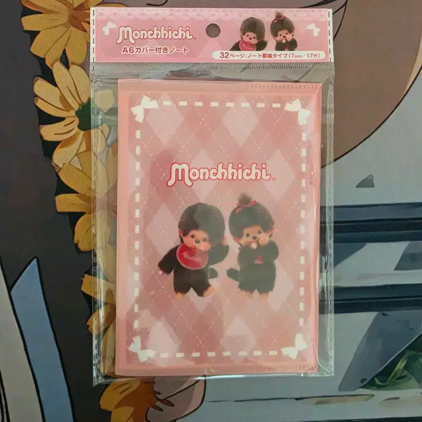 [BUNJANG] Monchhichi Mini Cover Notebook / (정품)몬치치 미니 커버 노트 수첩