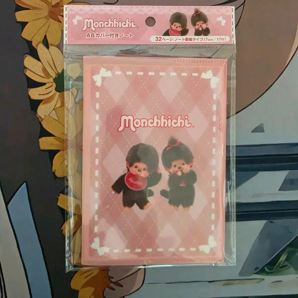 [BUNJANG] Monchhichi Mini Cover Notebook / (정품)몬치치 미니 커버 노트 수첩