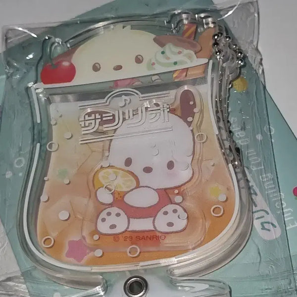 [BUNJANG] Sanrio Pochacco Parfait Cream Soda Acrylic Keychain (New) / [새제품] 포챠코 파르페 크림소다 아크릴 키링 산리오