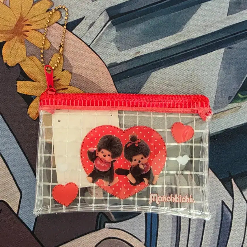 [BUNJANG] Authentic Monchhichi Mini Pouch / (정품)몬치치 미니 파우치