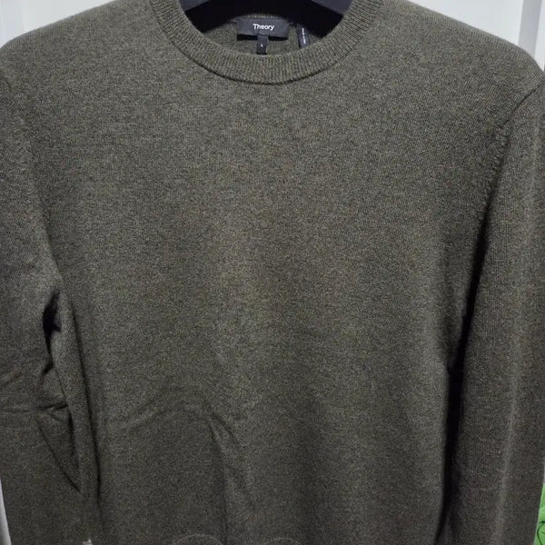 [BUNJANG] Theory Helles Knit Khaki / 띠어리 힐레스 니트 카키