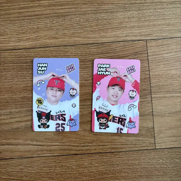 [BUNJANG] Kia Tigers Kuromi Photocard (Han Jun-su, Park Jae-hyun) / 기아타이거즈 쿠로미 포카 판매(한준수, 박재현)