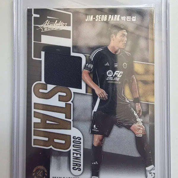 [BUNJANG] 2025 Panini K League Absolute Team K League Park Jin-seop Relic (Limited Edition #3/99) / 2025 파니니 K리그 앱솔루트 팀K리그 박진섭 (렐릭)
