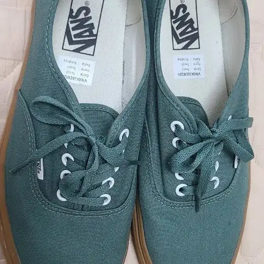 [BUNJANG] Vans Authentic Sneakers Mint 270mm / 반스 어센틱 스니커즈 민트 색상270mm