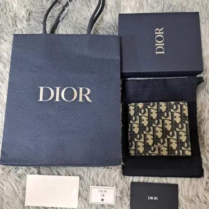 [BUNJANG] Dior Oblique Bifold Wallet / 디올 오블리크 반지갑 S급