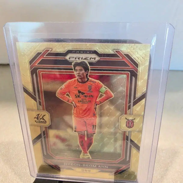 [BUNJANG] K League Prism Ahn Hyun-beom Gold Power Card / K리그 프리즘 제주(현 부산) 안현범 골드파워 판매합니다