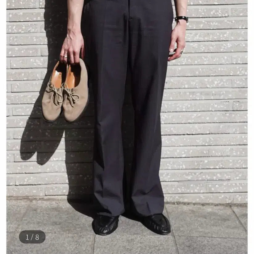 [BUNJANG] Frontdep Charcoal Trousers Size 10 (32-34) / (프론트댑) 차콜트라우저 10(32~34)