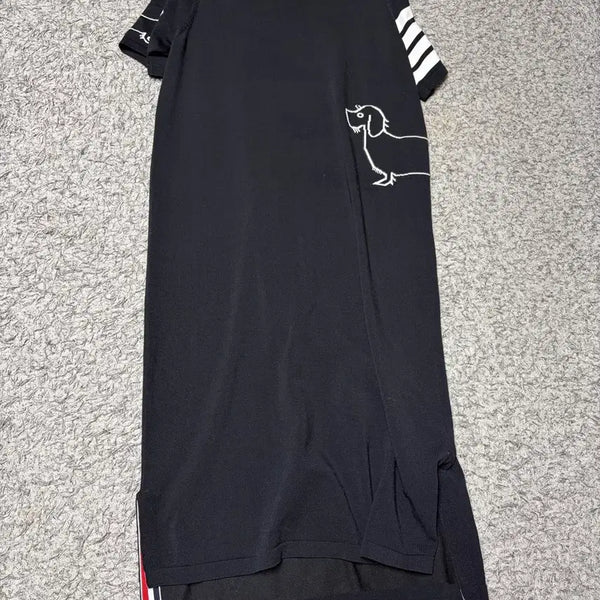 [BUNJANG] Colorblock Knit Dress / 퍼피  배색 니트 원피스