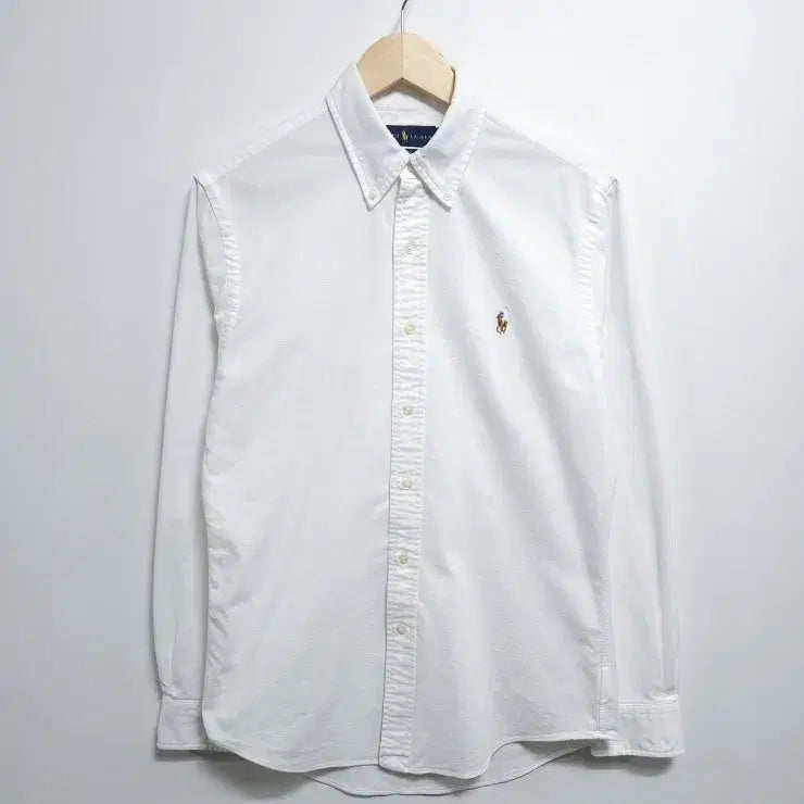 [BUNJANG] Polo Ralph Lauren White Oxford Long Sleeve Shirt / 95 POLO 폴로 랄프로렌 화이트 옥스포드 긴팔 셔츠
