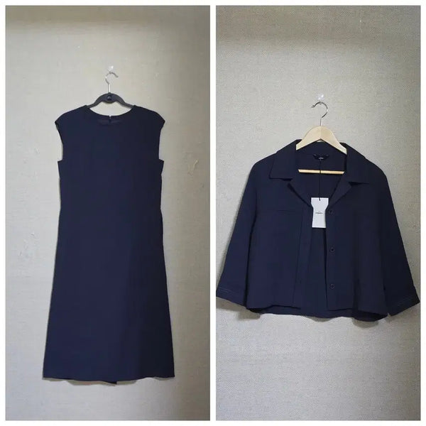 [BUNJANG] Thelenoma Sleeveless Dress and Jacket Set / 더레노마)원피스,자켓 셋업(새상품)