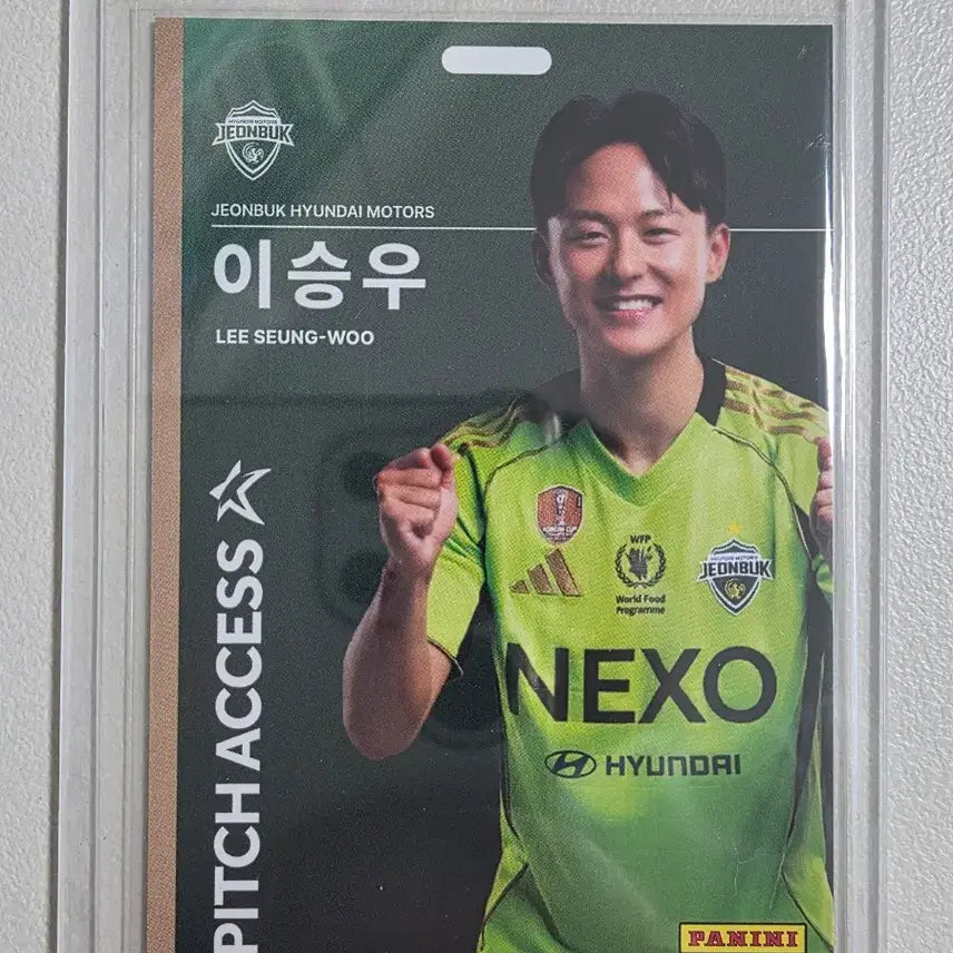 [BUNJANG] 2026 K League Lee Seung-woo Pitch Access Base Card / 2026 k리그 파니니 이승우 Pitch Access 베이스 전북현대