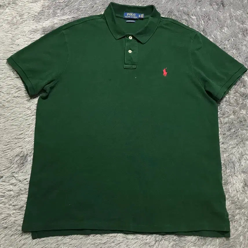 [BUNJANG] Polo Ralph Lauren Men's XL Green Short Sleeve Polo Shirt / [[XL] 폴로(POLO)랄프로렌 반팔 카라티셔츠@938