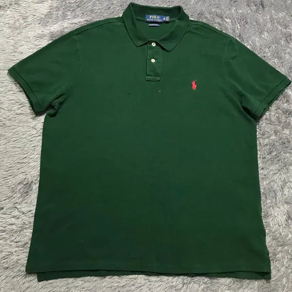 [BUNJANG] Polo Ralph Lauren Men's XL Green Short Sleeve Polo Shirt / [[XL] 폴로(POLO)랄프로렌 반팔 카라티셔츠@938