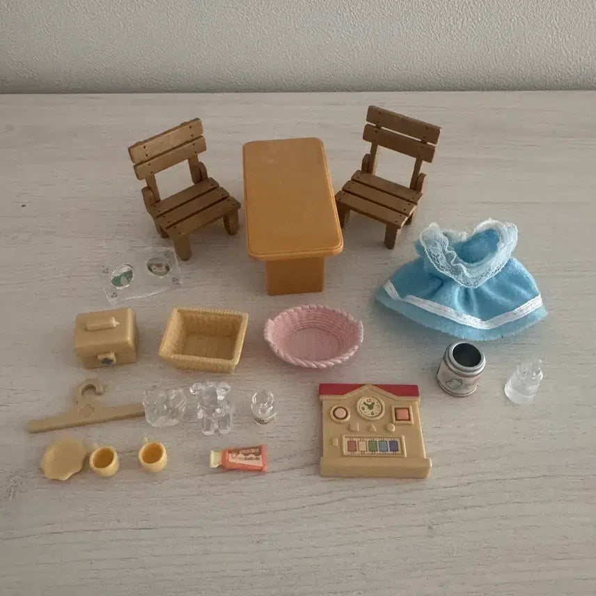 [BUNJANG] Sylvanian Families Mint Market Accessories Bundle Set / 올드)단종)레어)실바니안 민트마켓 소품 들