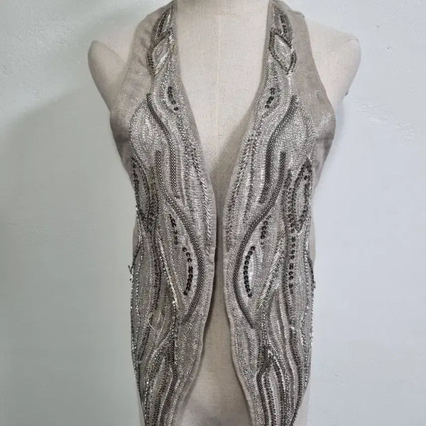 [BUNJANG] Object Beaded Vest / 오브제 비즈 장식 조끼