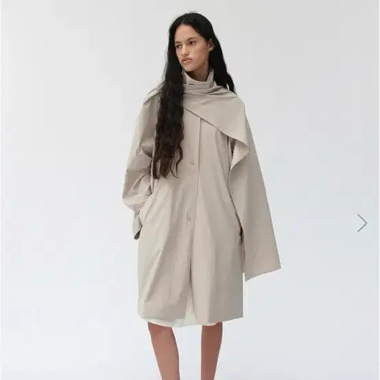 [BUNJANG] Lca Beige Long Coat / Lca 베이지색 롱 코트
