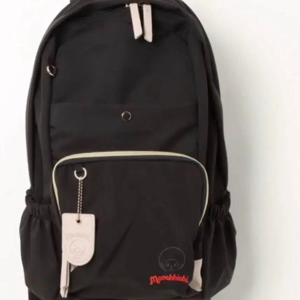 [BUNJANG] Monchhichi Authentic Black Backpack / 몬치치 정품 백팩 블랙컬러