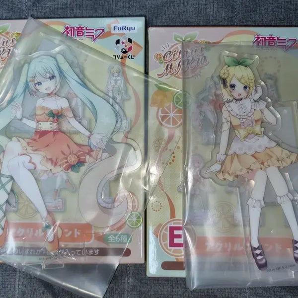 [BUNJANG] Citrus Miku Acrylic Figure Set Bundle / 시트러스 미쿠 아크릴 피규어 세트 일괄 급처