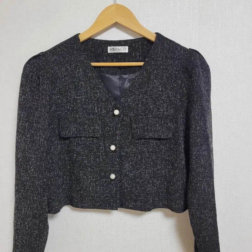 [BUNJANG] RIRIENCE Crop Jacket / 리리엔코 크롭 자켓