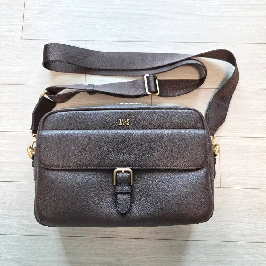 [BUNJANG] Daks Men's Leather Crossbody Bag / 닥스 남성 소가죽 가방 크로스백 새상품 팝니다