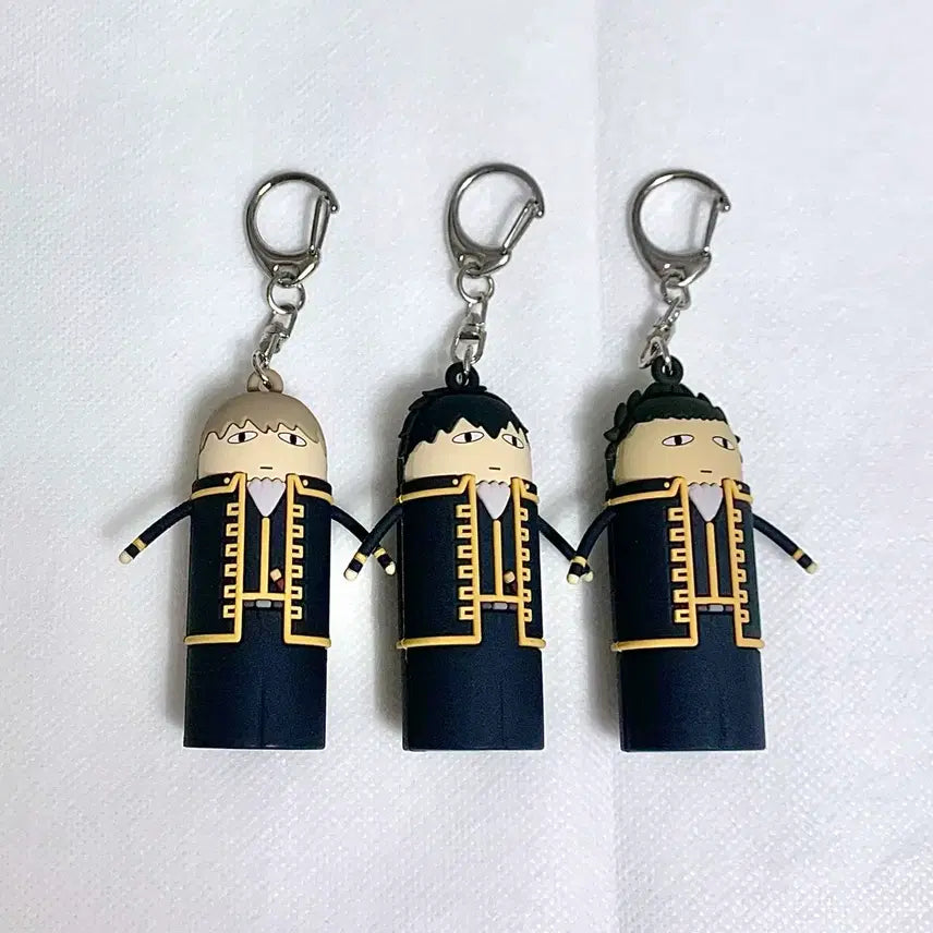 [BUNJANG] Gintama Exhibition Figure Keyring Set Hijikata Sougo Okita Kondo / 은혼)전시회)피규어)키링) 상하이 진지전 저스트웨이 저스터웨이 히지카타 소고 콘도 곤도