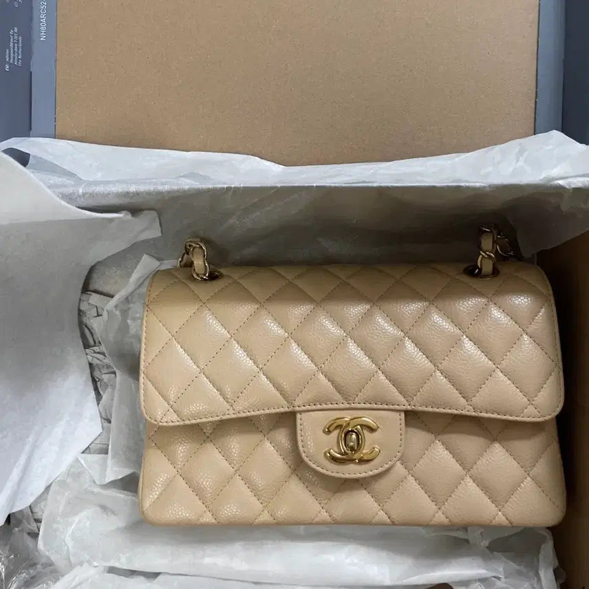 [BUNJANG] Classic Bag Small Beige / 클래식백 스몰