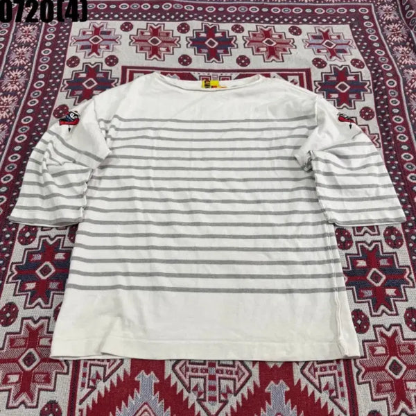[BUNJANG] LUCKY CHOUETTE White Long Sleeve T-Shirt / 럭키슈에뜨 긴팔 티셔츠 화이트 0720