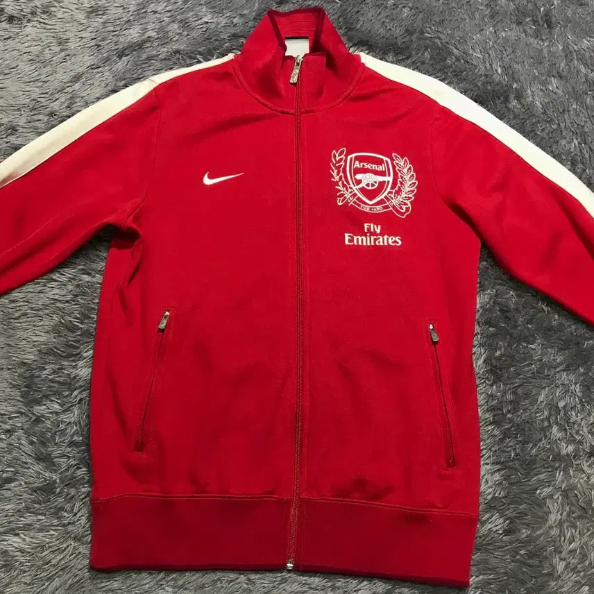 [BUNJANG] Nike Arsenal 125th Anniversary Red Track Jacket / [[M] 나이키(NIKE) 아스날 125주년 레드 트랙탑 져지#467
