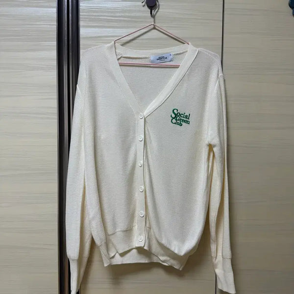 [BUNJANG] Social Green Club Golf Wear Cardigan / 소셜그린클럽 골프웨어 가디건