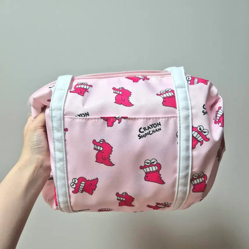 [BUNJANG] Crayon Shin-chan Mini Boston Bag - Pink / 짱구는못말려 미니 보스턴백_핑크