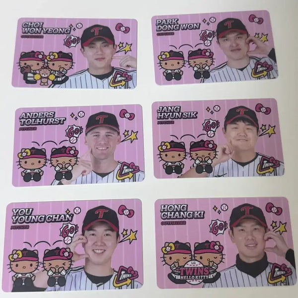 [BUNJANG] LG Twins Tanning Kitty Photocard - Choi Won-young, Park Dong-won, Tollhurst, Jang Hyun-sik, Yoo Young-chan, Hong Chang-ki / 엘지 트윈스 태닝 키티 포토카드 양도 최원영 박동원 톨허스트 장현식 유영찬 홍창기(정가/정가이하)