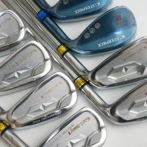 [BUNJANG] MIRAI Galaxy 2 Forged Lightweight Steel R 8-Iron Set with Masterpiece King Wedges / 미라이 갤럭시2 포지드 경량스틸 R 8아이언 세트 마스터피스 킹 미사용