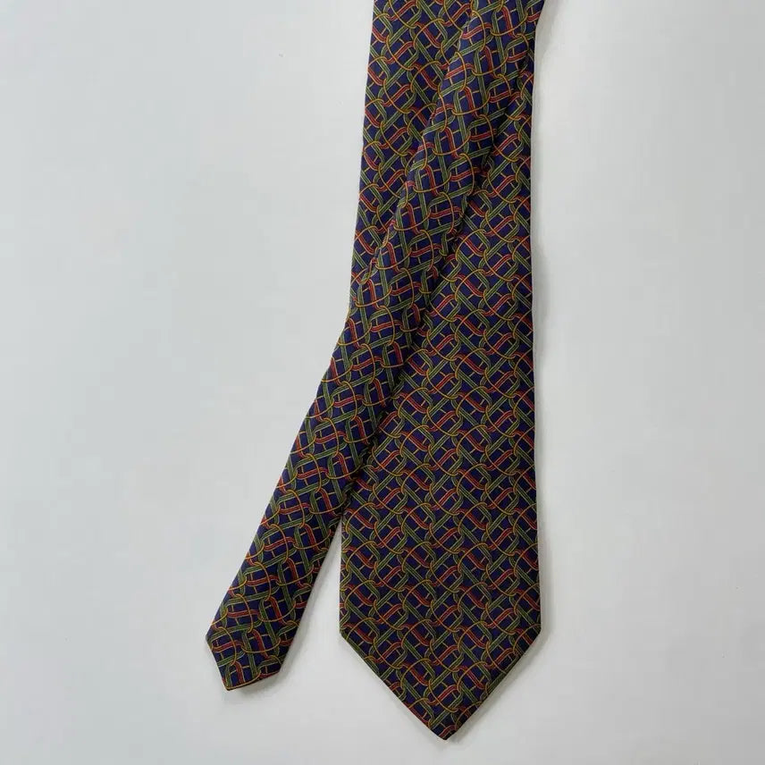 [BUNJANG] Lancel Vintage Silk Necktie / 란셀 정품 빈티지 넥타이 (Lancel) A+