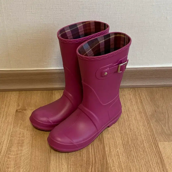 [BUNJANG] Hippie Pippi Pink Rain Boots / 히피디피 레인부츠