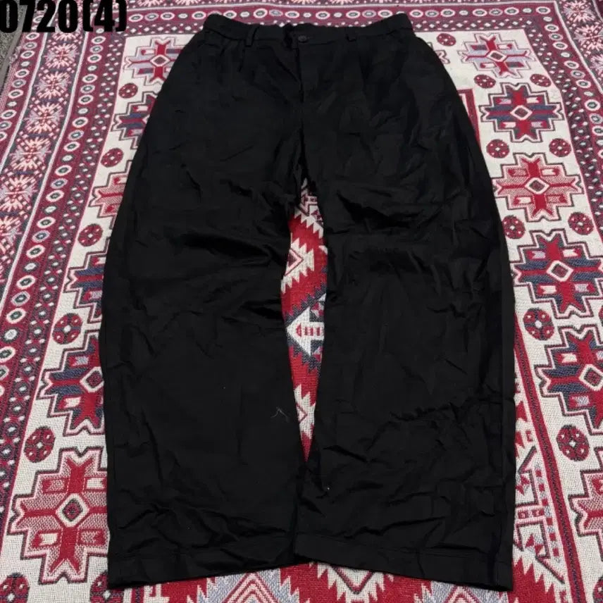 [BUNJANG] MUDIDI Black Wide Pants / 무탠다드 블랙 와이드 팬츠 0720