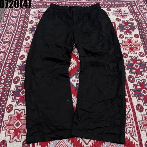[BUNJANG] MUDIDI Black Wide Pants / 무탠다드 블랙 와이드 팬츠 0720