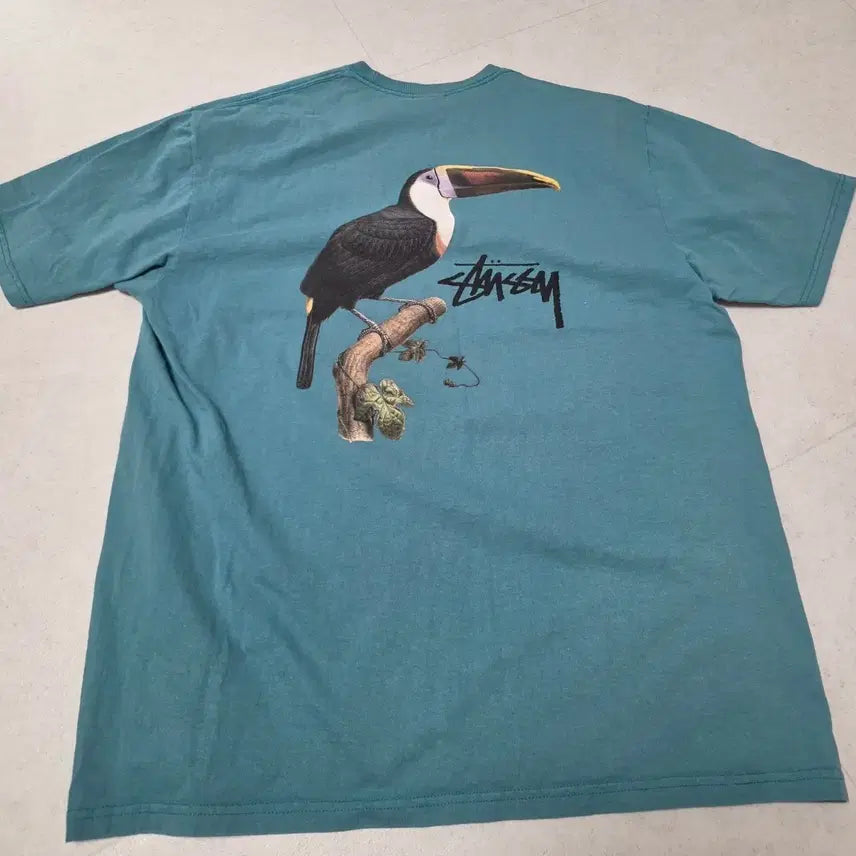[BUNJANG] Stussy Toucan Short Sleeve T-Shirt XL / XL)스투시 투칸 반팔티