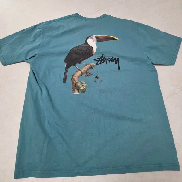 [BUNJANG] Stussy Toucan Short Sleeve T-Shirt XL / XL)스투시 투칸 반팔티