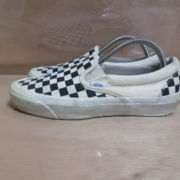 [BUNJANG] Vans Vault Checkerboard Slip-On Sneakers / 후루룩구제2 255 반스 볼트 체커보드 슬립온 운동화 260726
