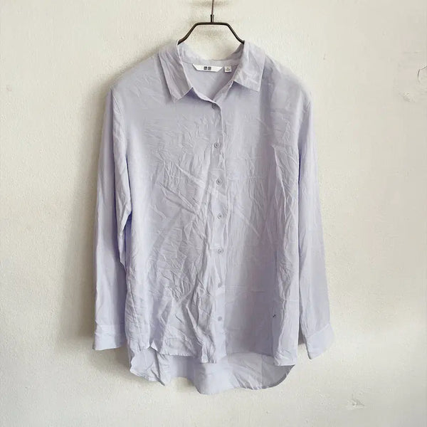 [BUNJANG] Uniqlo Rayon Shirt / M) 일본 유니클로 레이온 셔츠