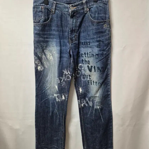 [BUNJANG] VSCO Outfitters Vintage Wash Distressed Jeans / VSCO Outfitters 빈티지 워싱 데미지 청바지 30
