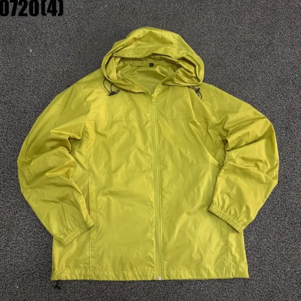 [BUNJANG] Uniqlo Hooded Windbreaker Yellow / 유니클로 후드 바람막이 옐로우 0720
