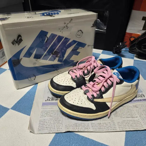 [BUNJANG] Travis Scott x Fragment x Air Jordan 1 Low / [250] 트래비스 스캇 프리그먼트 조던 1 로우 프스캇 로우