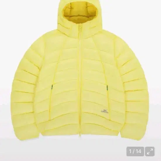 [BUNJANG] Sunlove Lightweight Down Jacket Yellow S / 썬러브 경량 패딩