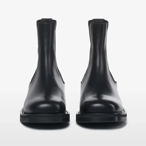 [BUNJANG] Round Square Chelsea Boots (Size 260) / 라운드 스퀘어 첼시부츠 260