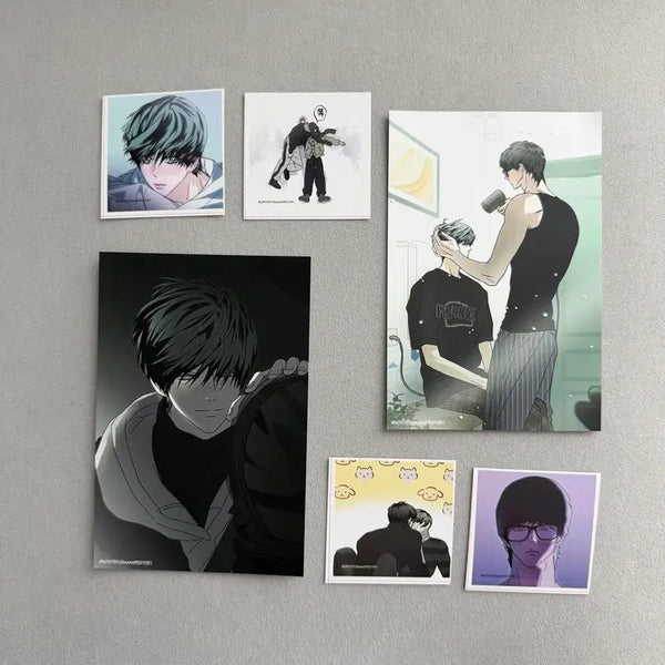 [BUNJANG] TXT Happy Together POB Postcard Sticker Bundle Set / 비온아넥스 해피투게더 특전 엽서 스티커 일괄
