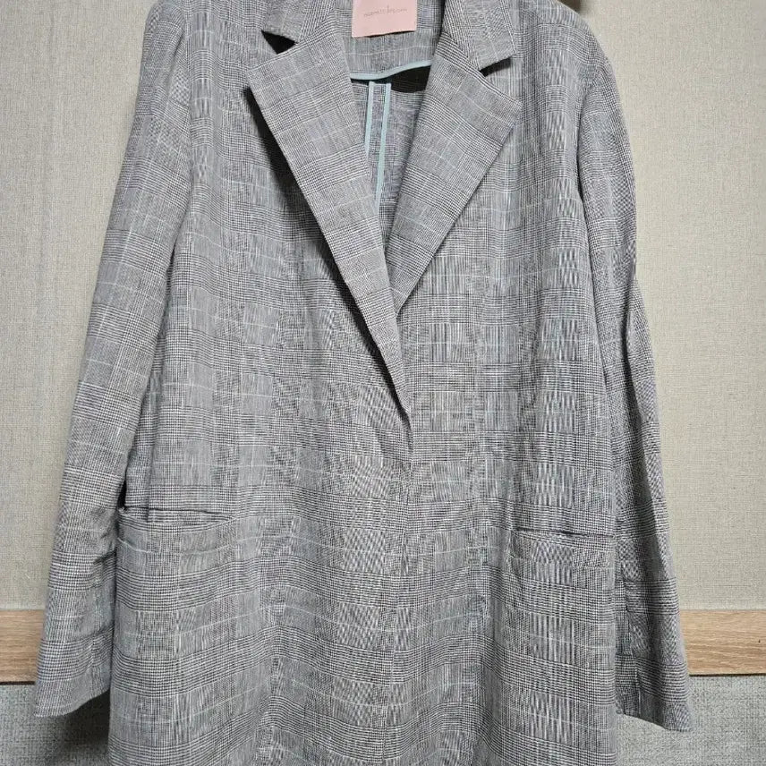 [BUNJANG] Nanette Lepore Checked Wool Blend Blazer / 나네트 레포레 체크 자켓 100
