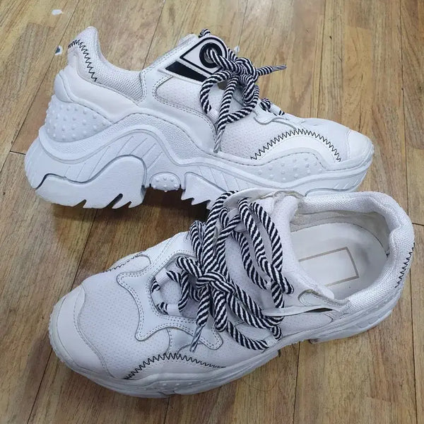[BUNJANG] N°21 Billy Chunky Sneakers White / N 21 누메로벤투노 빌리 어글리 스니커즈 화이트 (37사이즈)